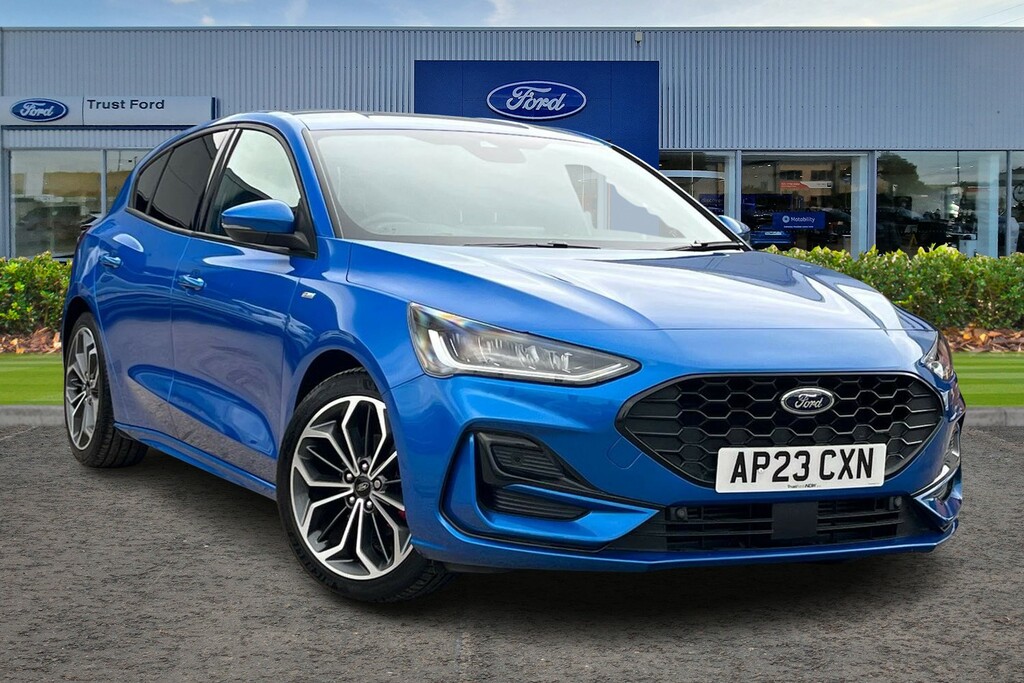 Ford Focus 1.0 St-line X Sync4 Navigation Heated Seats Stee Blue