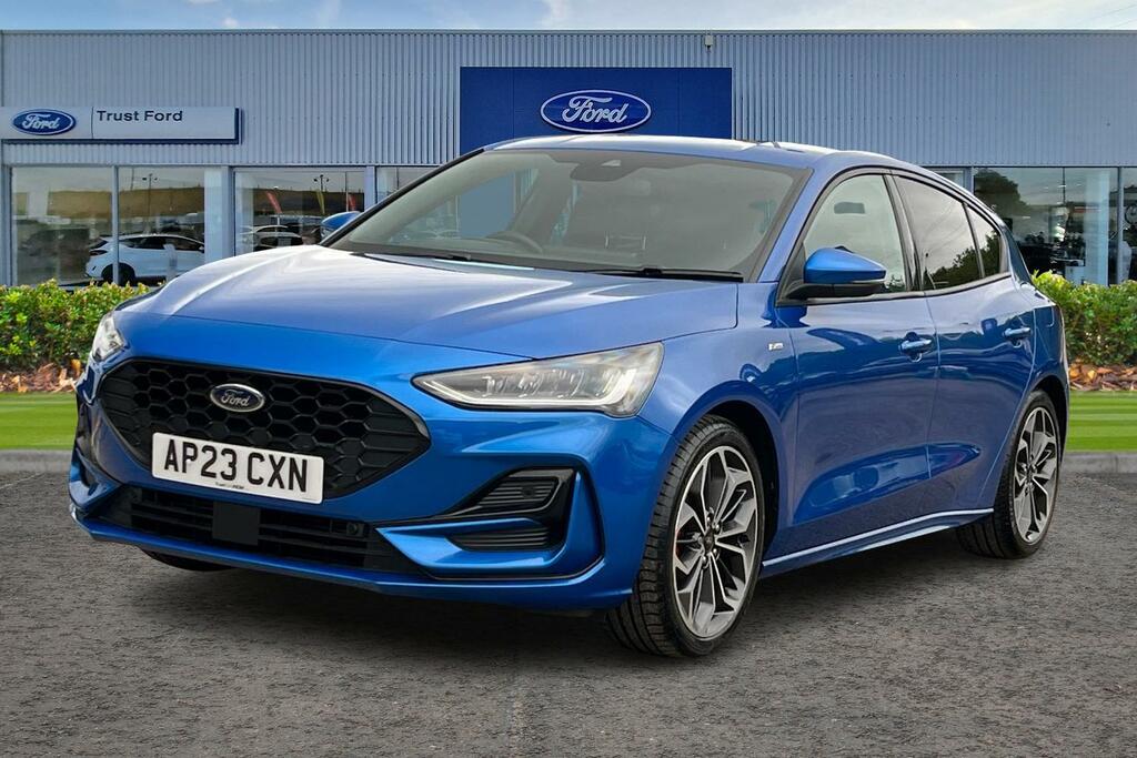 Ford Focus 1.0 St-line X Sync4 Navigation Heated Seats Stee AP23CXN Blue #5