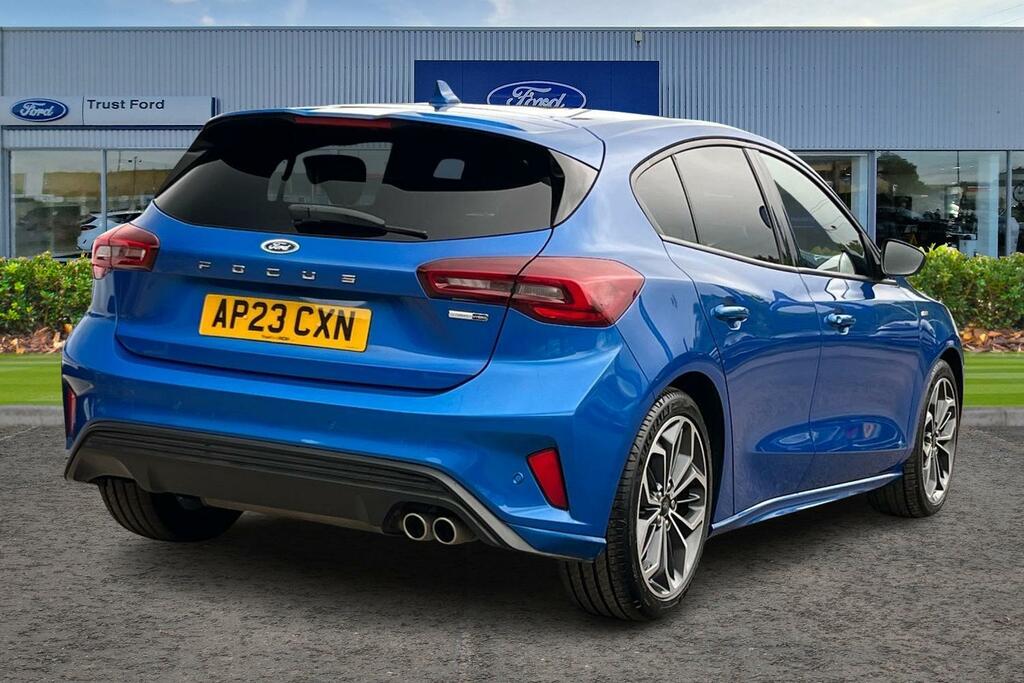 Ford Focus 1.0 St-line X Sync4 Navigation Heated Seats Stee AP23CXN Blue #4