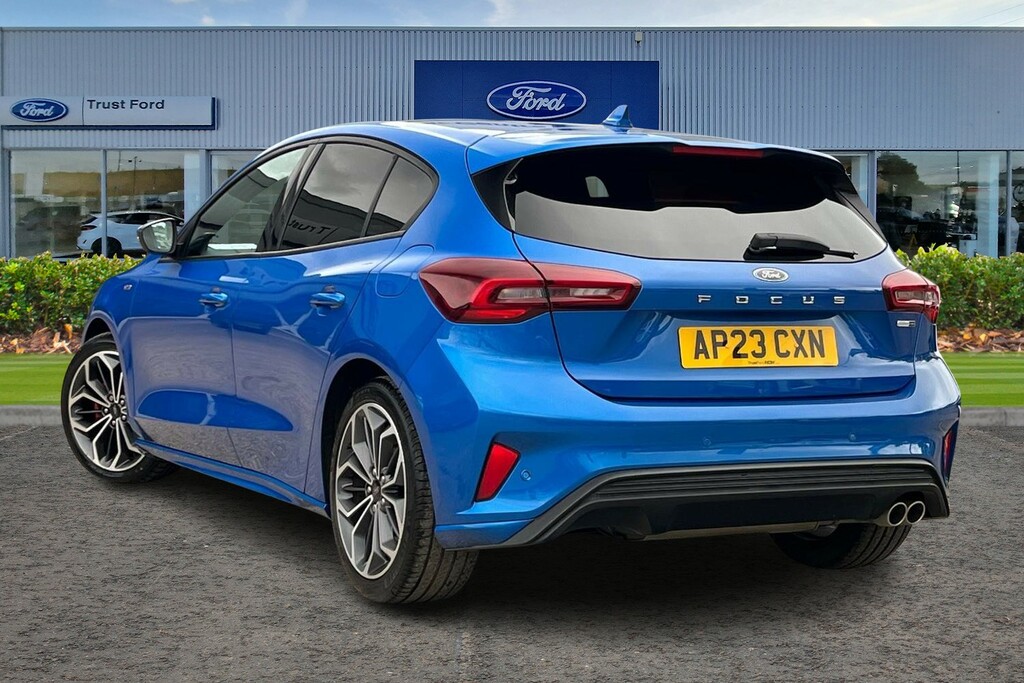 Ford Focus 1.0 St-line X Sync4 Navigation Heated Seats Stee AP23CXN Blue #2