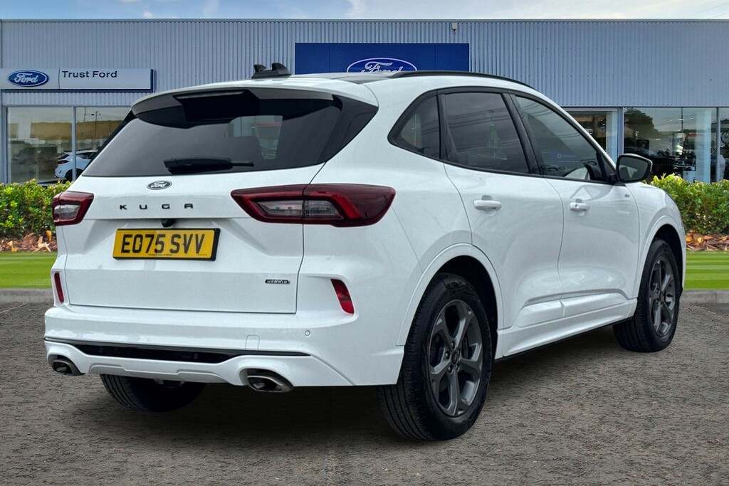Ford Kuga 2.5 Phev St-line Cvt- With Heads Up Display EO75SVV White #4