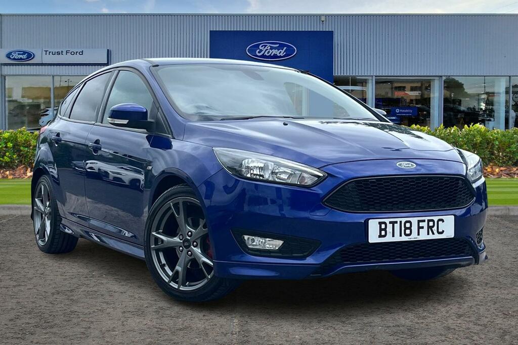Ford Focus 1.0T Ecoboost St-line X Hatchback Manua Blue