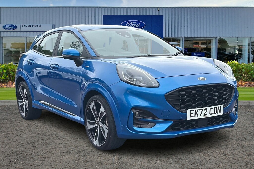 Ford Puma 1.0 Ecoboost Hybrid Mhev St-line With Power Ta Blue
