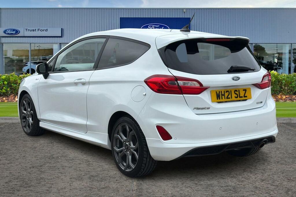 Ford Fiesta 1.0T Ecoboost St-line Edition Hatchback WH21SLZ White #2