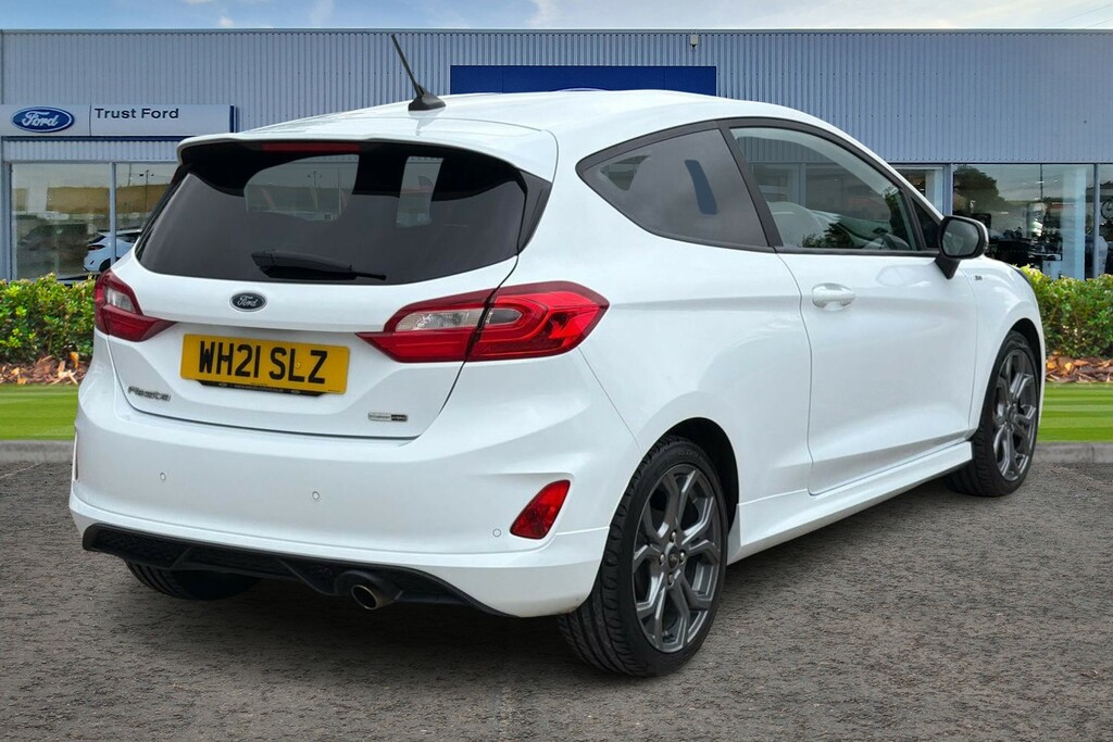 Ford Fiesta 1.0T Ecoboost St-line Edition Hatchback WH21SLZ White #4