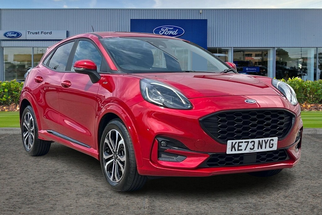 Ford Puma 1.0T Ecoboost Mhev St-line Suv Hybrid M Red
