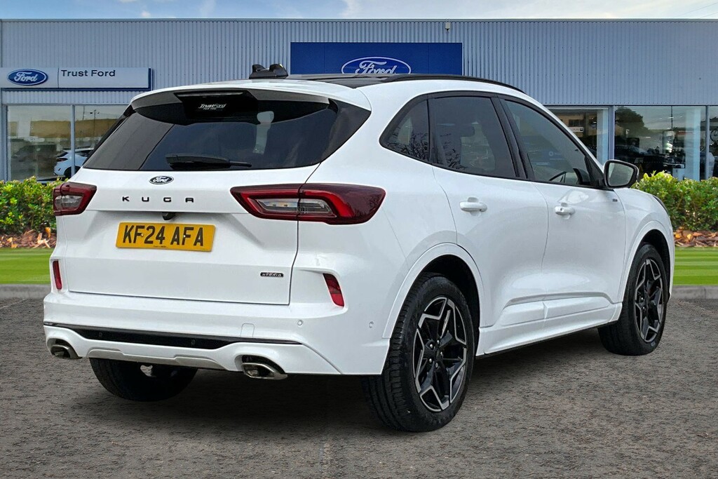 Ford Kuga 2.5 Duratec 14.4Kwh St-line X Suv Plug- KF24AFA White #4