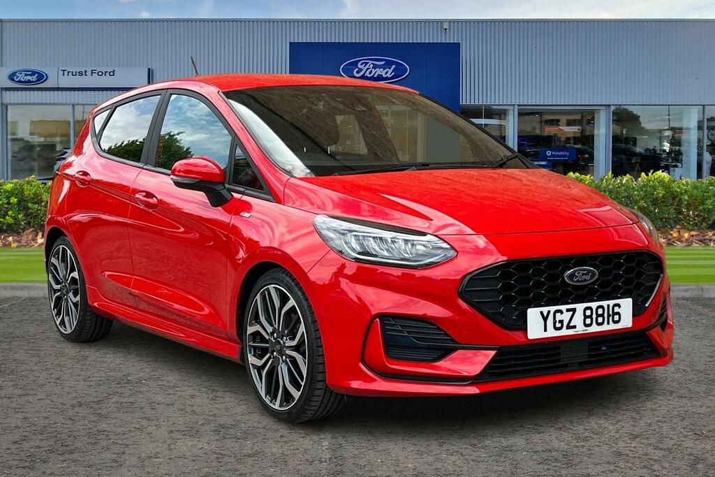 Ford Fiesta 1.0 Ecoboost Hybrid Mhev 125 St-line X Red