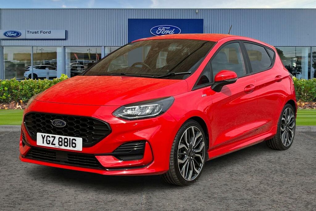 Ford Fiesta 1.0 Ecoboost Hybrid Mhev 125 St-line X YGZ8816 Red #5