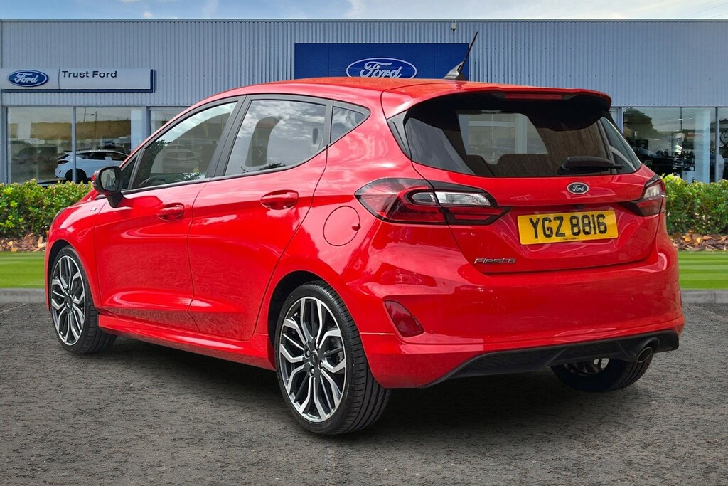 Ford Fiesta 1.0 Ecoboost Hybrid Mhev 125 St-line X YGZ8816 Red #2