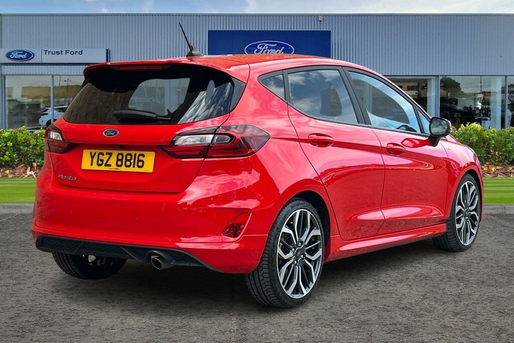 Ford Fiesta 1.0 Ecoboost Hybrid Mhev 125 St-line X YGZ8816 Red #4