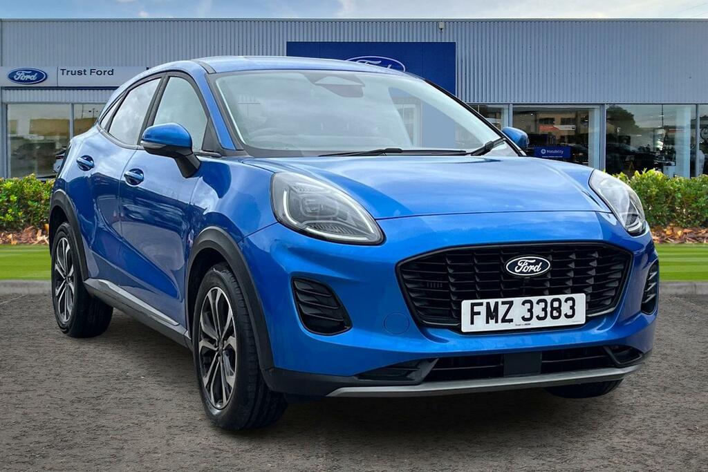 Ford Puma 1.0 Ecoboost Hybrid Mhev Titanium 5Dr- Parking Sen Blue