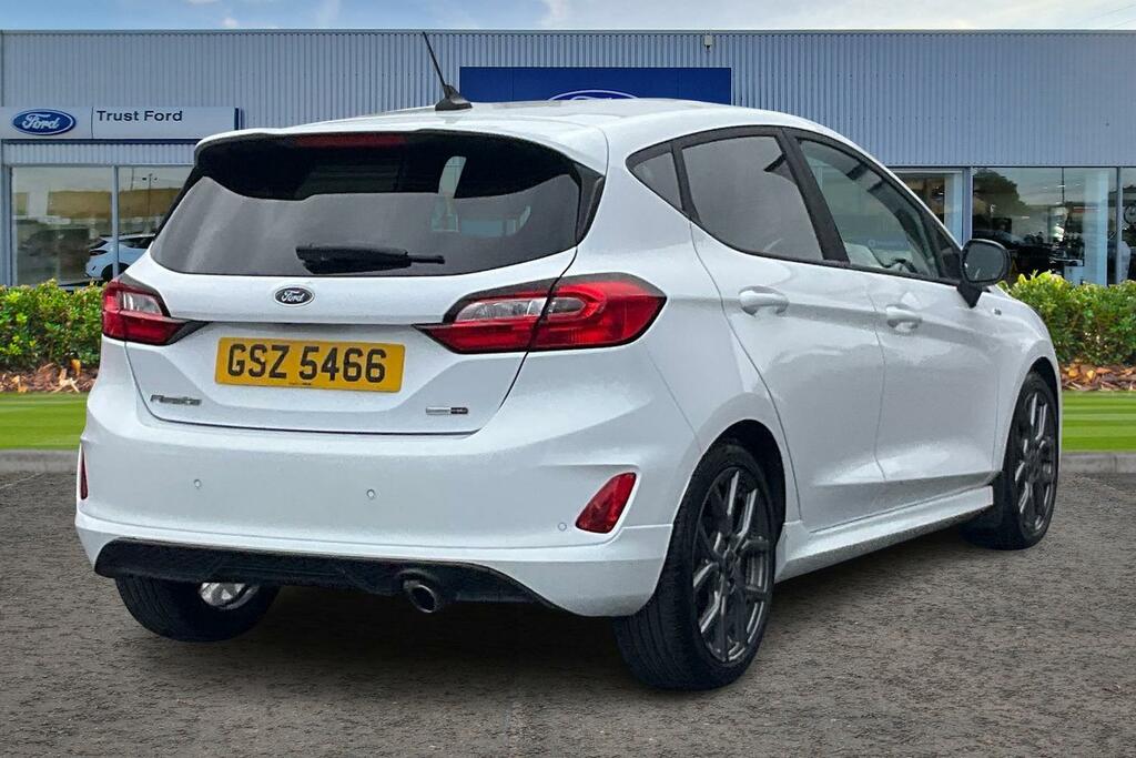 Ford Fiesta 1.0 Ecoboost Hybrid Mhev 125 St-line Edition GSZ5466 White #4