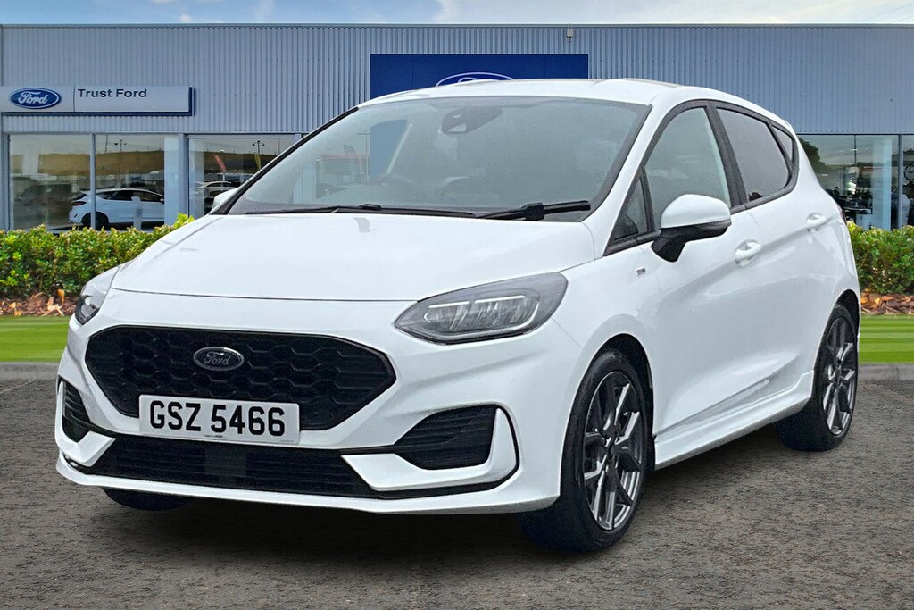 Ford Fiesta 1.0 Ecoboost Hybrid Mhev 125 St-line Edition GSZ5466 White #5