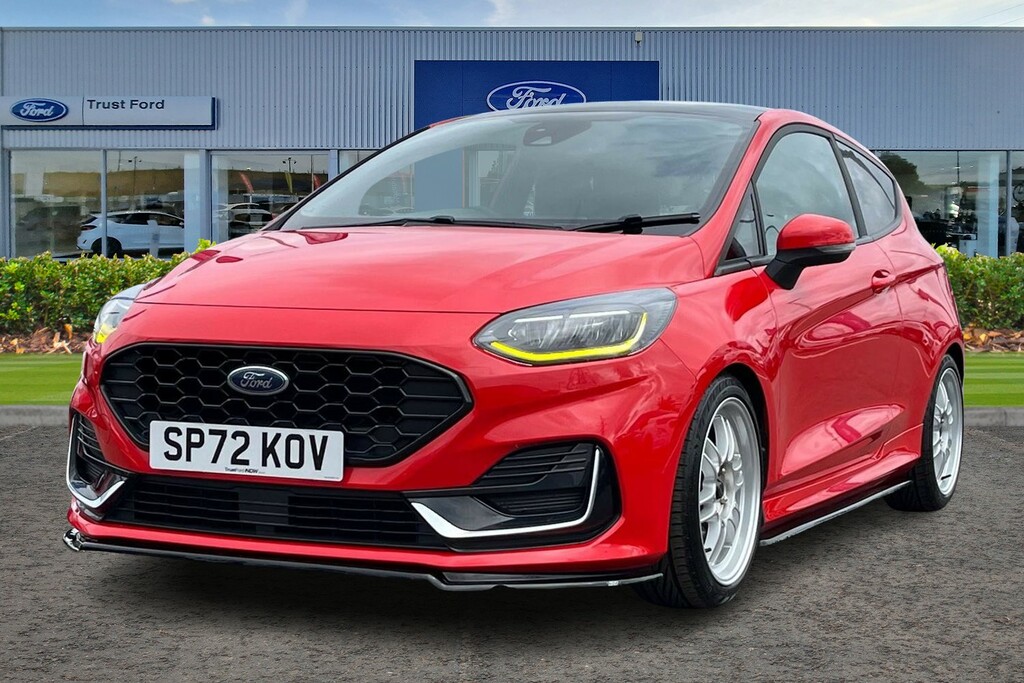 Ford Fiesta 1.0T Ecoboost St-line Vignale Hatchback SP72KOV Red #5