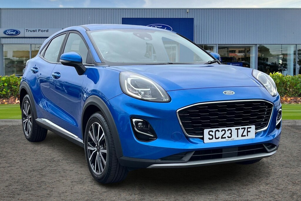Ford Puma 1.0T Ecoboost Mhev Titanium Suv Hybrid Blue