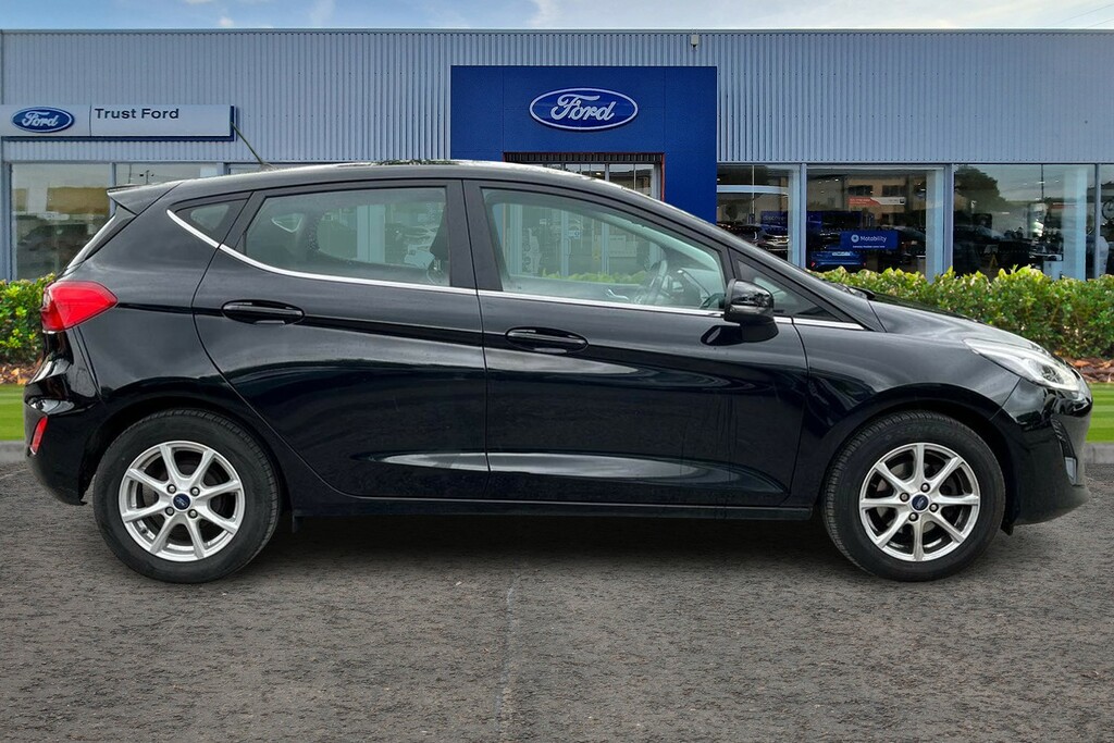 Ford Fiesta 1.0T Ecoboost Gpf Zetec Hatchback Rear Parking GX68KLP Black #3