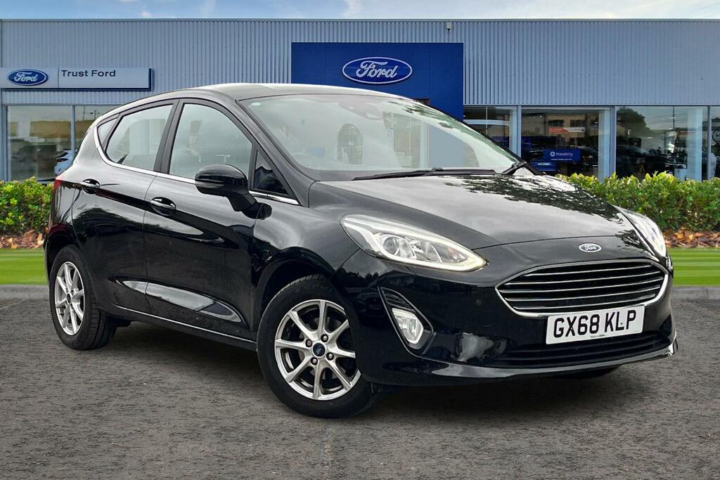 Ford Fiesta 1.0T Ecoboost Gpf Zetec Hatchback Rear Parking Black