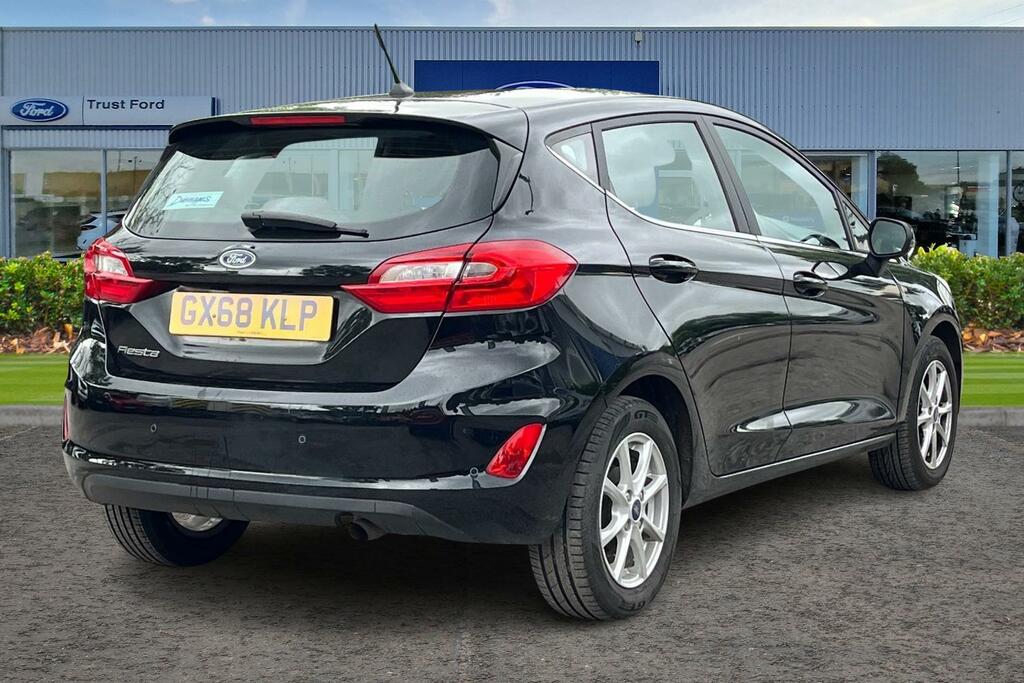 Ford Fiesta 1.0T Ecoboost Gpf Zetec Hatchback Rear Parking GX68KLP Black #4