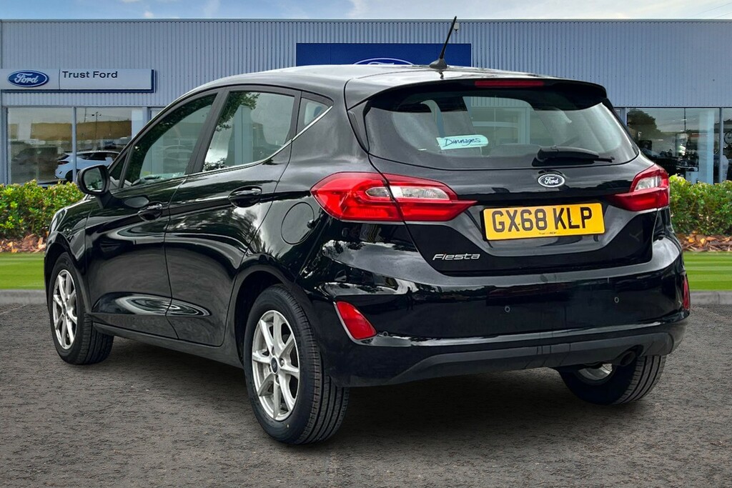 Ford Fiesta 1.0T Ecoboost Gpf Zetec Hatchback Rear Parking GX68KLP Black #2