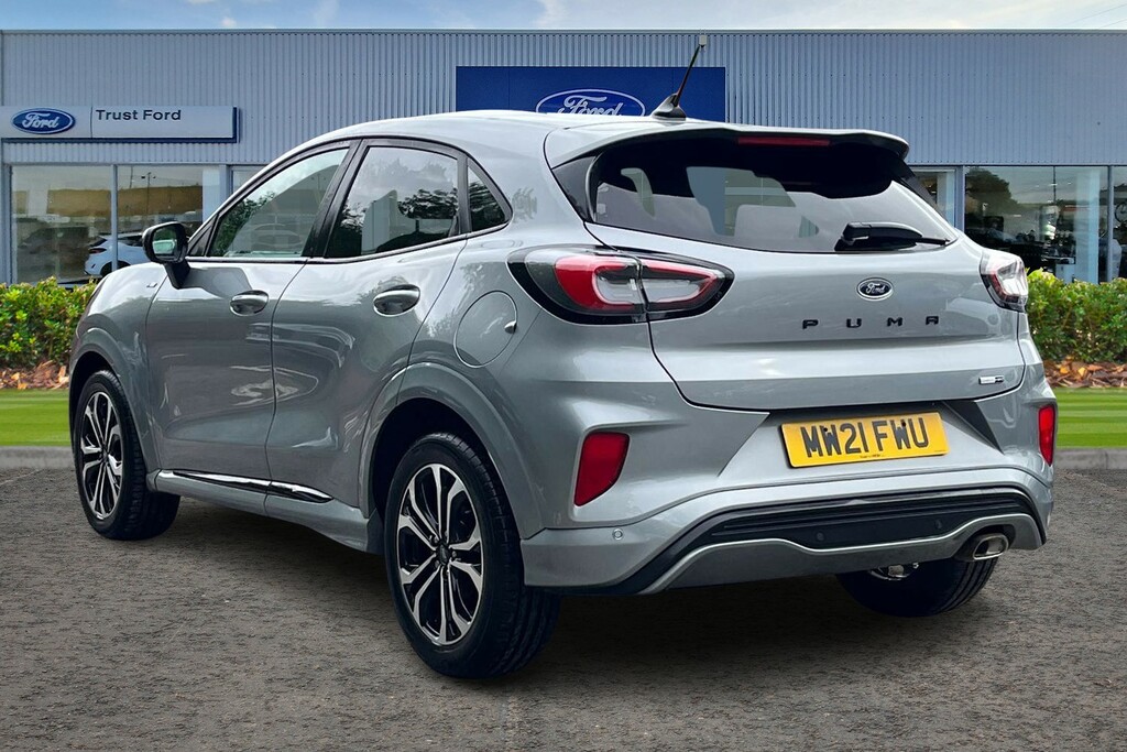Ford Puma 1.0 Ecoboost Hybrid Mhev St-line Heated Seats MW21FWU Silver #2