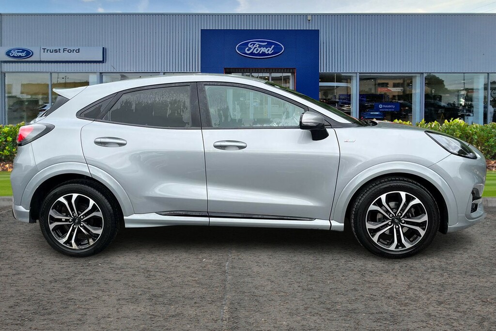 Ford Puma 1.0 Ecoboost Hybrid Mhev St-line Heated Seats MW21FWU Silver #3