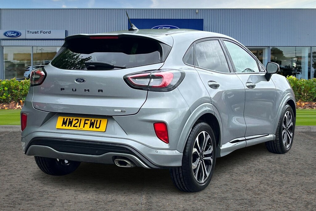 Ford Puma 1.0 Ecoboost Hybrid Mhev St-line Heated Seats MW21FWU Silver #4