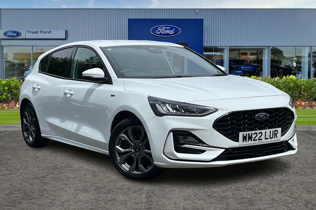 Ford Focus 1.0 Ecoboost St-line Style Self Parking Heated White