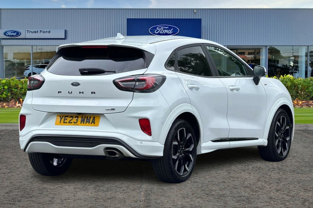 Ford Puma 1.0 Ecoboost Hybrid Mhev St-line X YE23WMA White #4