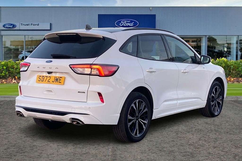 Ford Kuga 2.5 Duratec 14.4Kwh St-line X Edition Suv Petr SD72JWE White #4