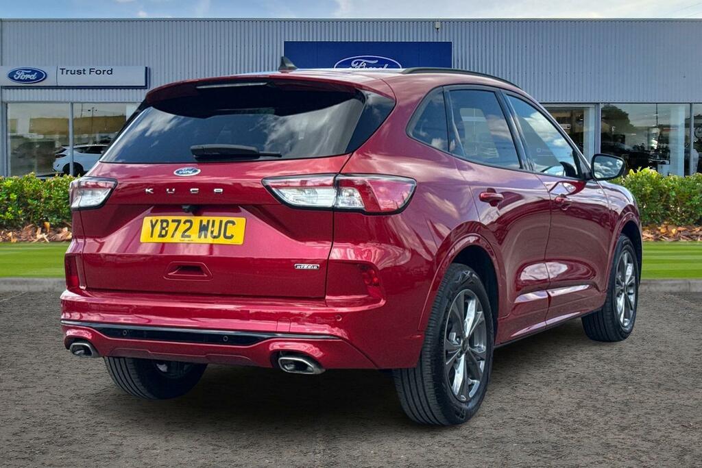 Ford Kuga 2.5 Ecoboost Duratec 14.4Kwh St-line Suv Petro YB72WUC Red #4