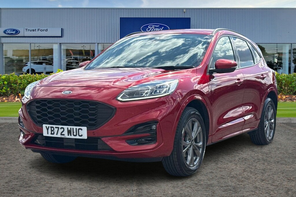 Ford Kuga 2.5 Ecoboost Duratec 14.4Kwh St-line Suv Petro YB72WUC Red #5