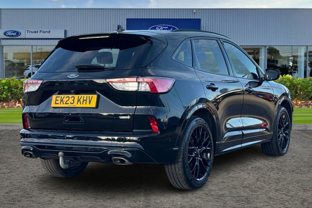 Ford Kuga 2.5 Ecoboost Duratec 14.4Kwh St-line X Suv Pet EK23KHV Black #4