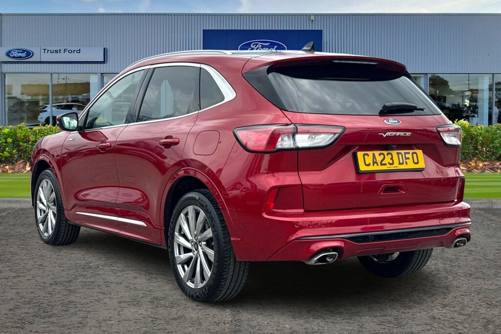 Ford Kuga 2.5 Fhev Vignale Cvt- With Panoramic Glass Roo CA23DFO Red #2