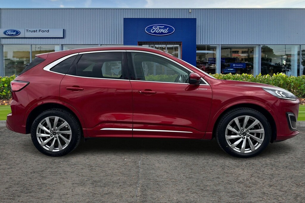 Ford Kuga 2.5 Fhev Vignale Cvt- With Panoramic Glass Roo CA23DFO Red #3