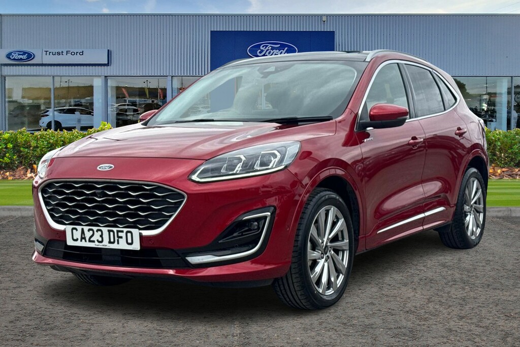Ford Kuga 2.5 Fhev Vignale Cvt- With Panoramic Glass Roo CA23DFO Red #5