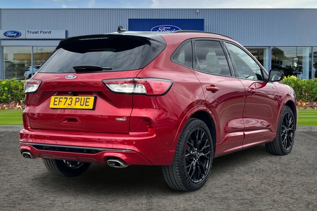 Ford Kuga 2.5 Phev Black Package Edition Cvt- With Heads EF73PUE Red #4