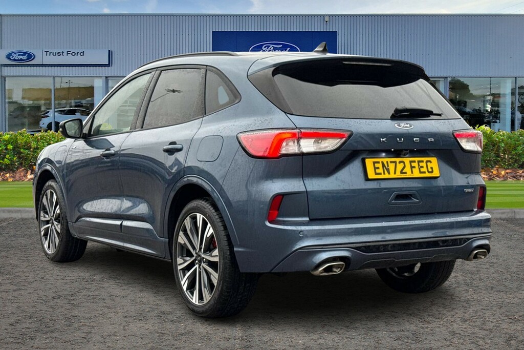 Ford Kuga 2.5 Ecoboost Duratec 14.4Kwh St-line X Suv Pet EN72FEG Blue #2