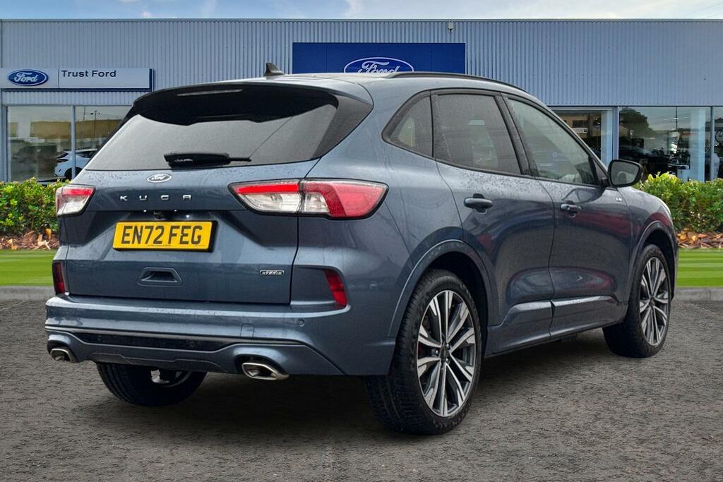 Ford Kuga 2.5 Ecoboost Duratec 14.4Kwh St-line X Suv Pet EN72FEG Blue #4