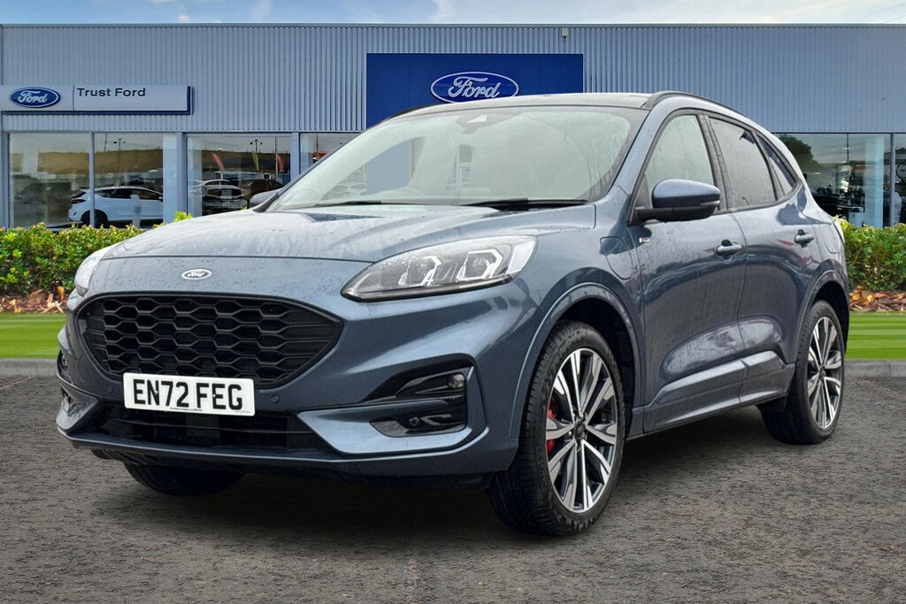 Ford Kuga 2.5 Ecoboost Duratec 14.4Kwh St-line X Suv Pet EN72FEG Blue #5