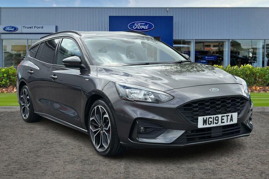 Ford Focus 1.0 Ecoboost 125 St-line X With Front Rear S WG19ETA Grey