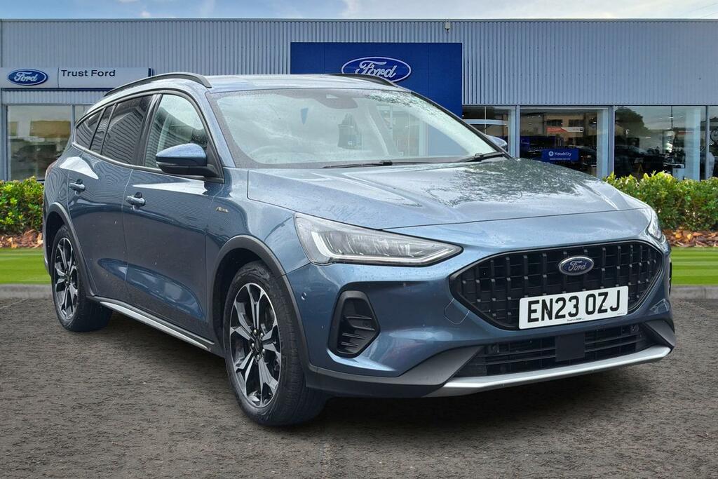Ford Focus 1.0 Ecoboost Active X With Keyless Entry Wirel EN23OZJ Blue