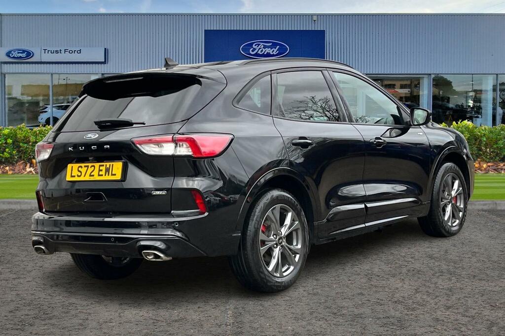 Ford Kuga 2.5 Ecoboost Duratec 14.4Kwh St-line Suv Petro LS72EWL Black #4