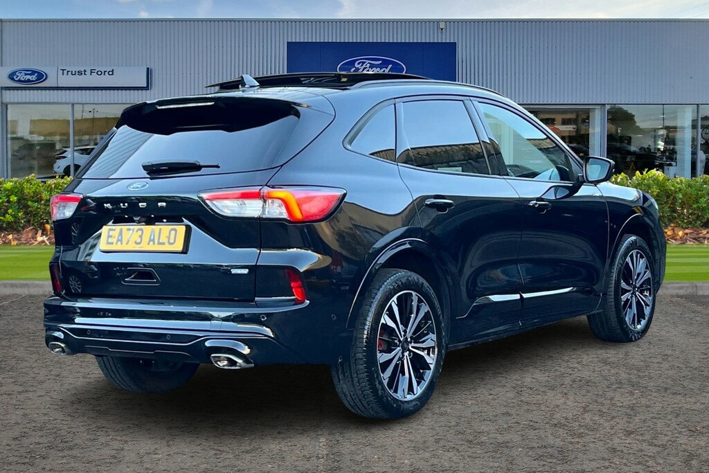 Ford Kuga 2.5 Duratec 14.4Kwh St-line X Edition Suv Petr EA73ALO Black #4