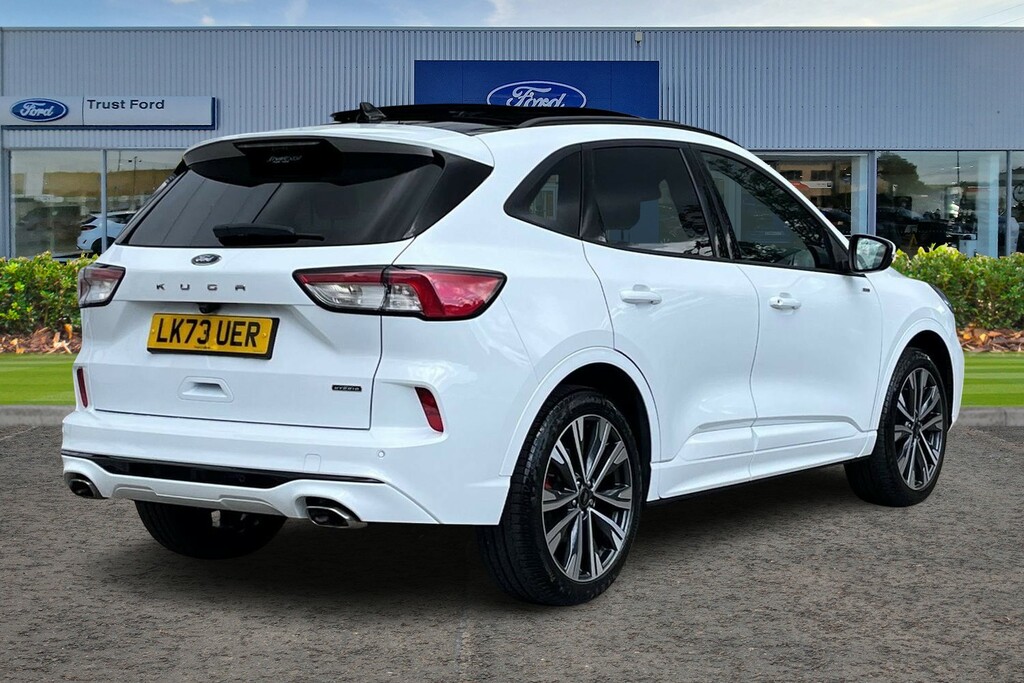 Ford Kuga 2.5 Duratec 14.4Kwh St-line X Edition Suv Petr LK73UER White #4