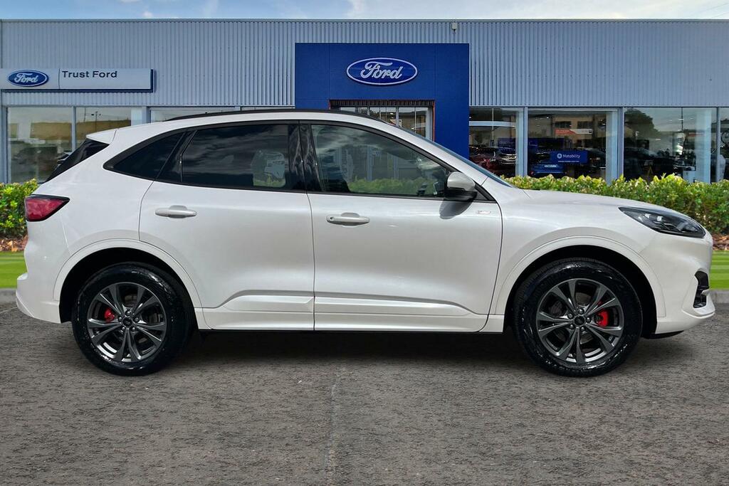 Ford Kuga 2.5 Ecoboost Duratec 14.4Kwh St-line Suv Petro LL23WSJ White #3