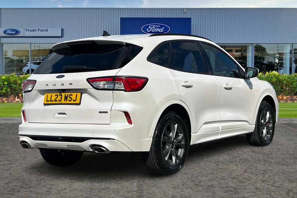 Ford Kuga 2.5 Ecoboost Duratec 14.4Kwh St-line Suv Petro LL23WSJ White #4