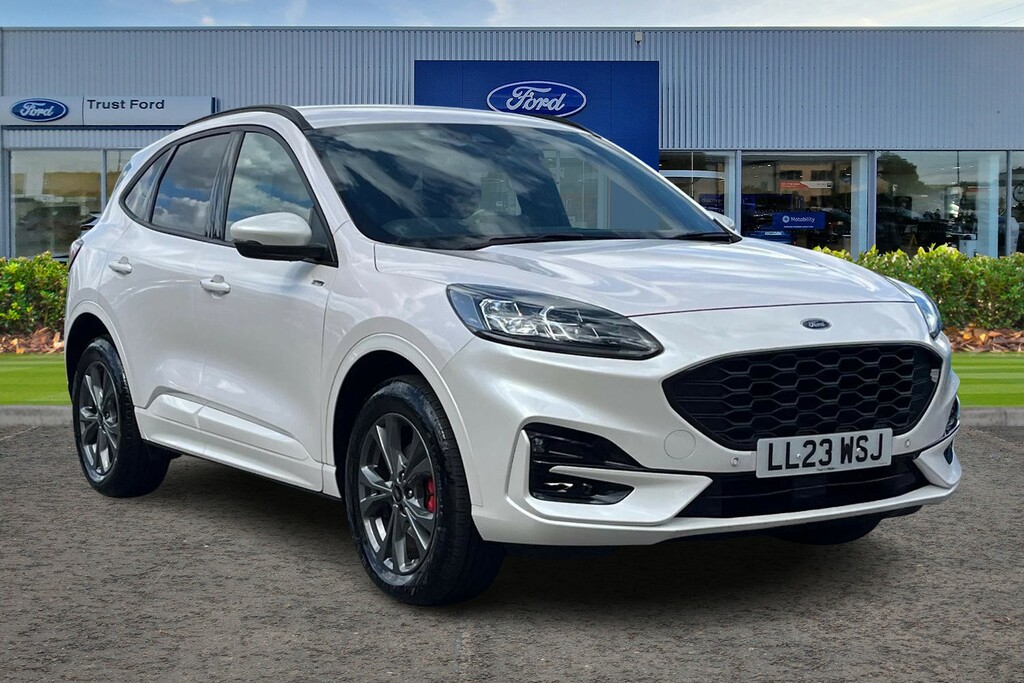 Ford Kuga 2.5 Ecoboost Duratec 14.4Kwh St-line Suv Petro White