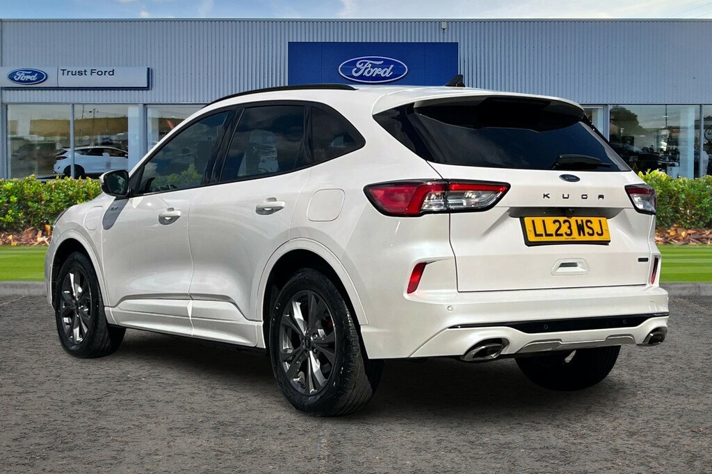 Ford Kuga 2.5 Ecoboost Duratec 14.4Kwh St-line Suv Petro LL23WSJ White #2
