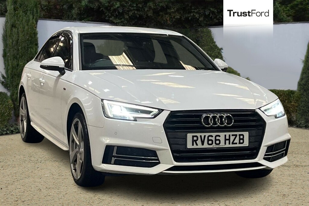Audi A4 2.0 Tdi S Line 4Dr- Parking Sensors White